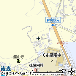 大分県玖珠郡玖珠町帆足527周辺の地図