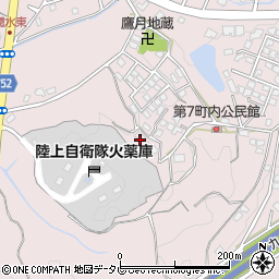 福岡県久留米市高良内町4232-18周辺の地図