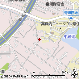 福岡県久留米市高良内町3637周辺の地図