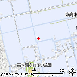 佐賀県佐賀市高木瀬町東高木周辺の地図