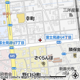 大分県別府市幸町1-4周辺の地図