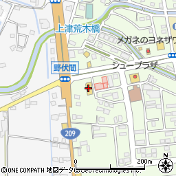 ブックオフ久留米上津バイパス店周辺の地図