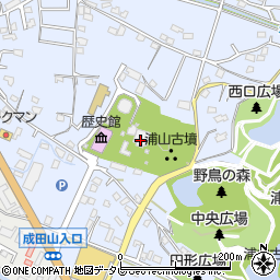 成田山久留米分院周辺の地図