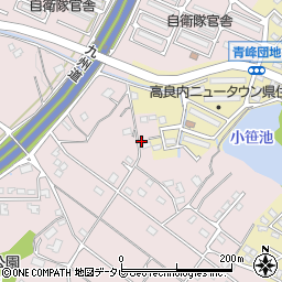 福岡県久留米市高良内町3637-54周辺の地図