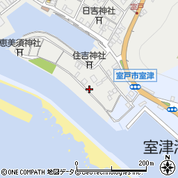 高知県室戸市室津2744周辺の地図
