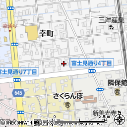 大分県別府市幸町1-27周辺の地図