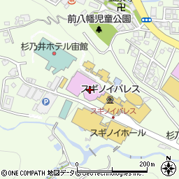 杉乃井ホテル　宿泊予約専用周辺の地図