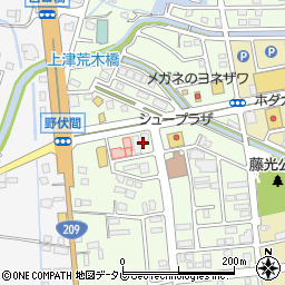 たこ焼帝王・上津バイパス店周辺の地図