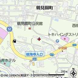 大分県別府市南立石2074-14周辺の地図