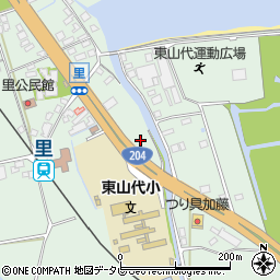 佐賀県伊万里市東山代町里81周辺の地図