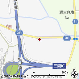 愛媛県宇和島市三間町曽根969周辺の地図
