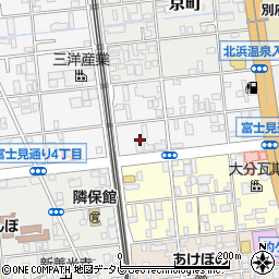 大分県別府市弓ケ浜町1周辺の地図