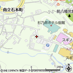 大分県別府市南立石本町4組周辺の地図