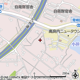 福岡県久留米市高良内町3636周辺の地図