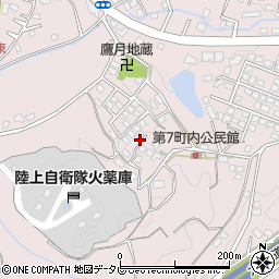 福岡県久留米市高良内町4203-44周辺の地図