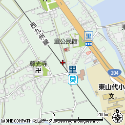 佐賀県伊万里市東山代町里136周辺の地図