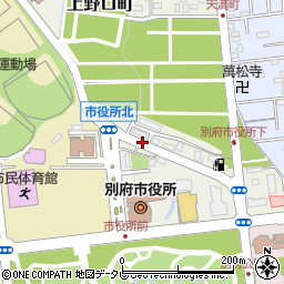 上野口市役所北口周辺の地図