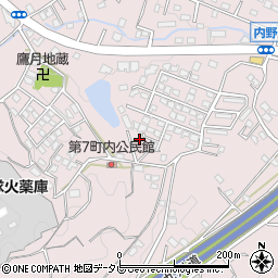 福岡県久留米市高良内町3802-80周辺の地図