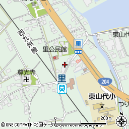 佐賀県伊万里市東山代町里127周辺の地図