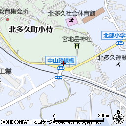中山公民館周辺の地図