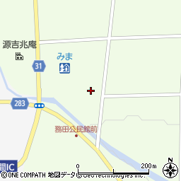 愛媛県宇和島市三間町務田322周辺の地図