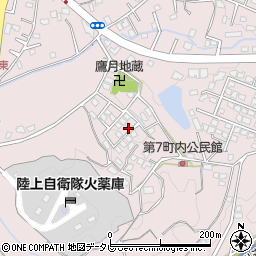 福岡県久留米市高良内町4203-76周辺の地図