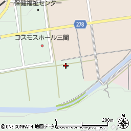 愛媛県宇和島市三間町迫目184周辺の地図