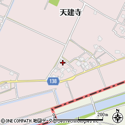 佐賀県三養基郡みやき町天建寺3408周辺の地図