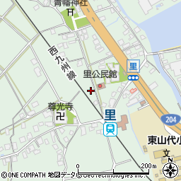 佐賀県伊万里市東山代町里243周辺の地図