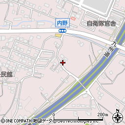 福岡県久留米市高良内町3728周辺の地図