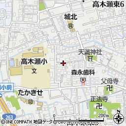 佐賀県佐賀市高木瀬東5丁目周辺の地図