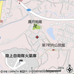 福岡県久留米市高良内町4257-13周辺の地図