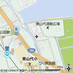 佐賀県伊万里市東山代町長浜2408周辺の地図