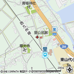 佐賀県伊万里市東山代町里147周辺の地図