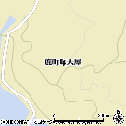 長崎県佐世保市鹿町町大屋周辺の地図