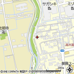 佐賀県佐賀市高木瀬西4丁目18-14周辺の地図