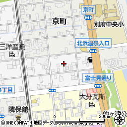 大分県別府市弓ケ浜町3周辺の地図