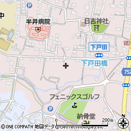 福岡県久留米市高良内町4558周辺の地図