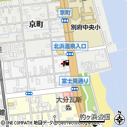 大分県別府市弓ケ浜町6周辺の地図