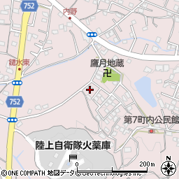 福岡県久留米市高良内町4257-6周辺の地図