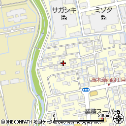 佐賀県佐賀市高木瀬西4丁目18-8周辺の地図