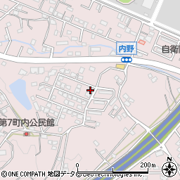 福岡県久留米市高良内町3802-56周辺の地図