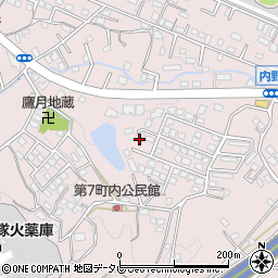 福岡県久留米市高良内町3802-74周辺の地図