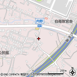 福岡県久留米市高良内町3729-1周辺の地図