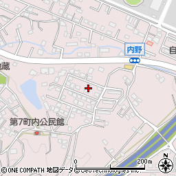 福岡県久留米市高良内町3802-52周辺の地図