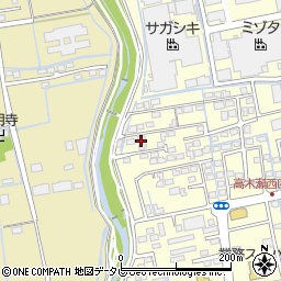 佐賀県佐賀市高木瀬西4丁目18-18周辺の地図