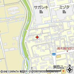 佐賀県佐賀市高木瀬西4丁目18-20周辺の地図