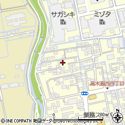 佐賀県佐賀市高木瀬西4丁目18-22周辺の地図