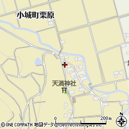 佐賀県小城市小城町栗原362周辺の地図