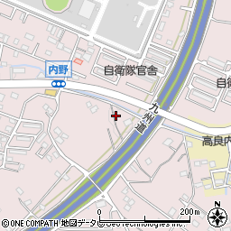 福岡県久留米市高良内町3692周辺の地図